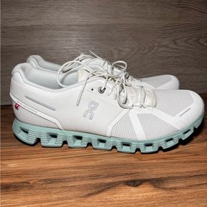 ON Running Cloud 5 Men’s  Sneaker White Sports Gym Leisure Shoes (11M)